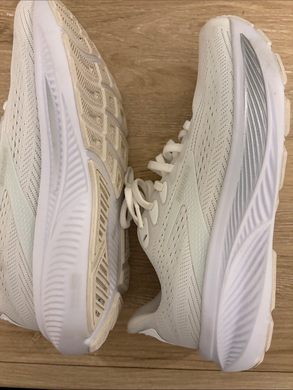 Brooks Neutral White Women's Athletic Sneakers - Lightweight Comfort - Picture 6 of 7